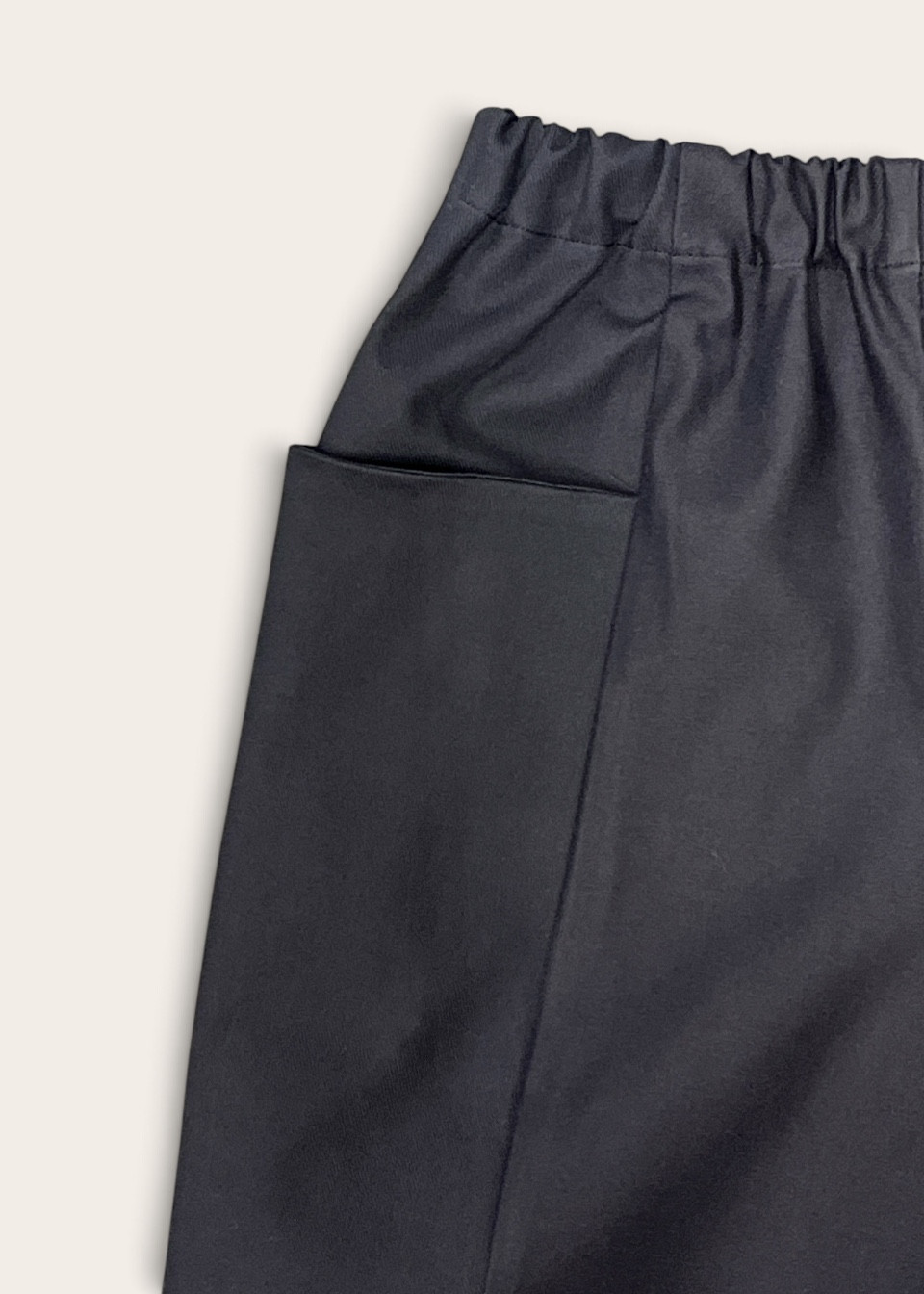 Kid trousers 09 in midnight blue cotton- LE VESTIAIRE DE JEANNE