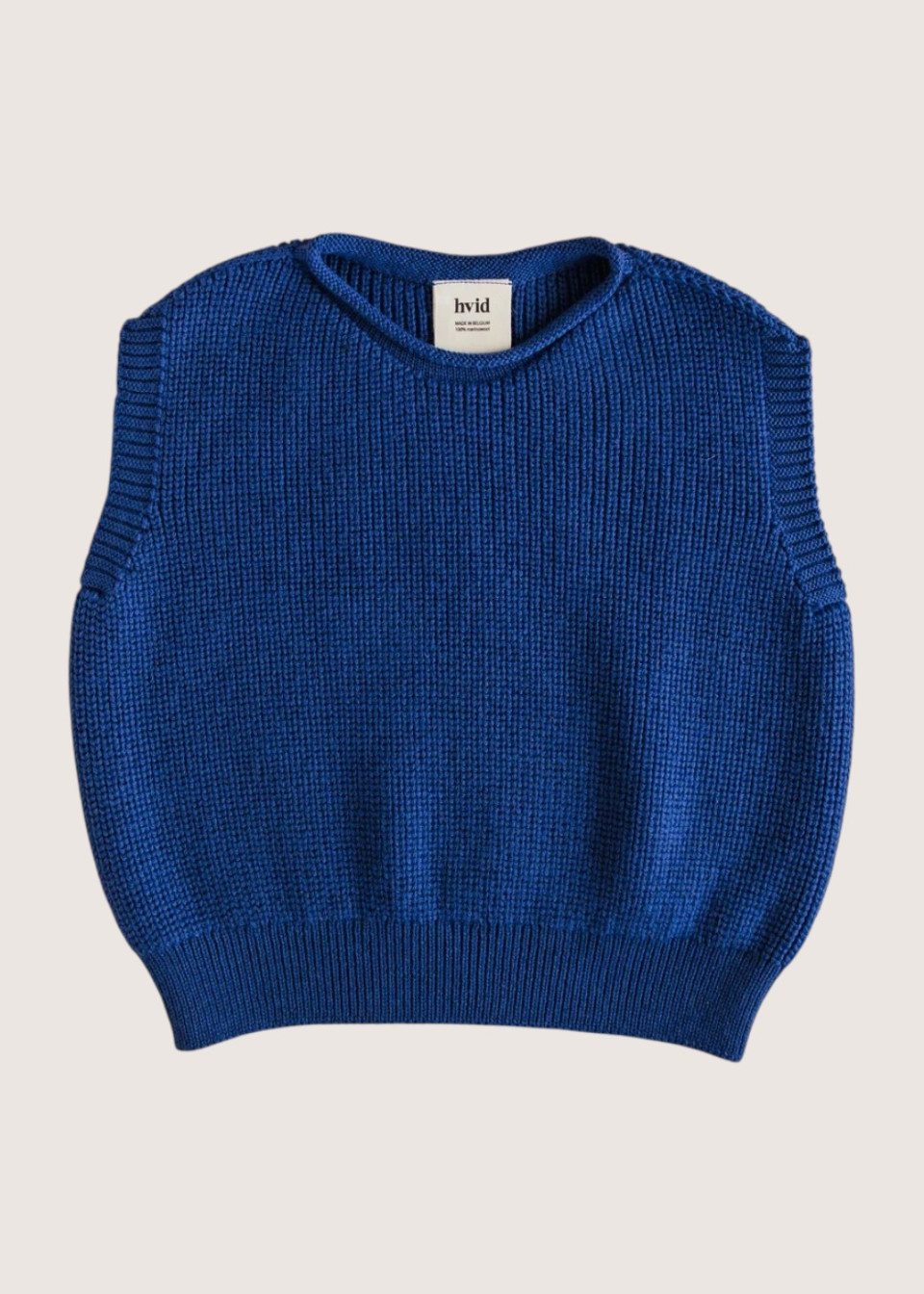 Cobalt Blue Merino Harvey Vest - HVID