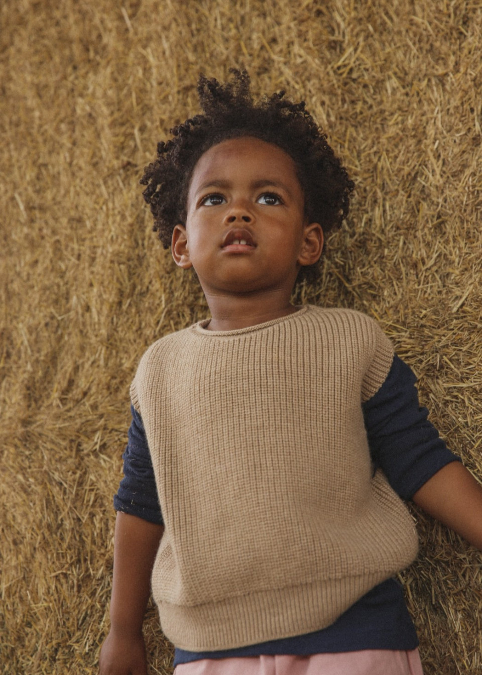 Pull HARVEY en laine merinos sand - HVID