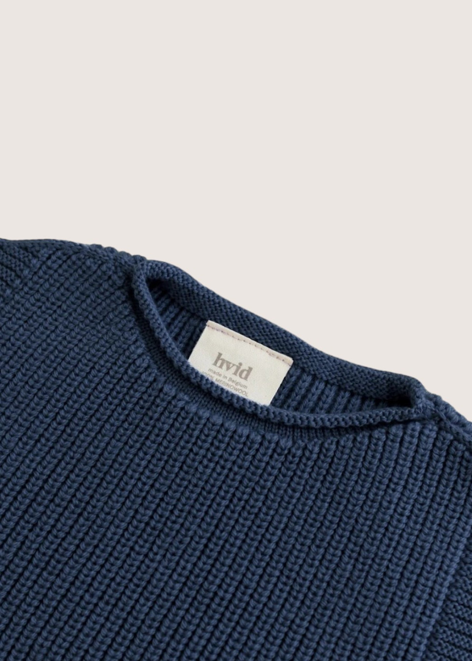 Blue Merino Harvey Vest - HVID