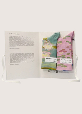 Monet Socks Book "Nympheas" - BONNE MAISON