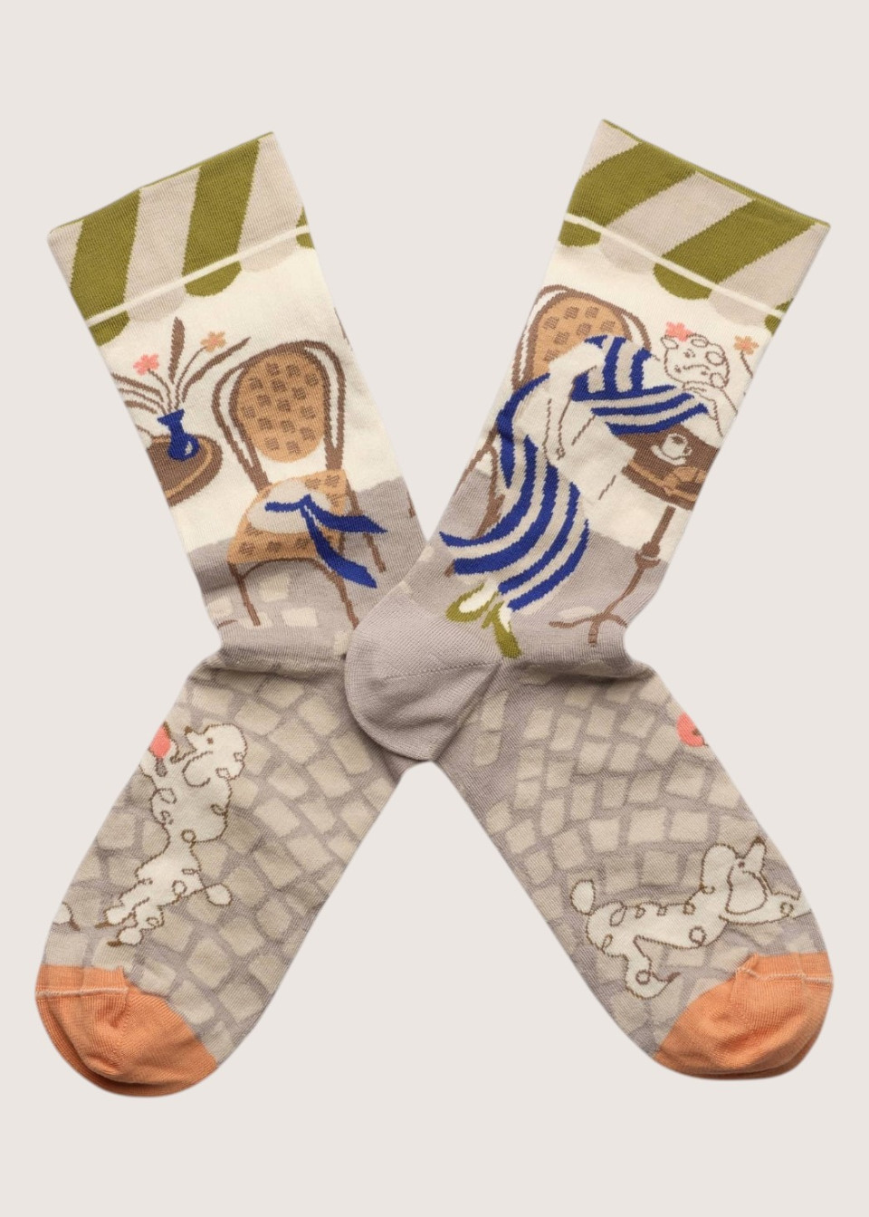 Paris Socks Book "Café de Flore" - BONNE MAISON