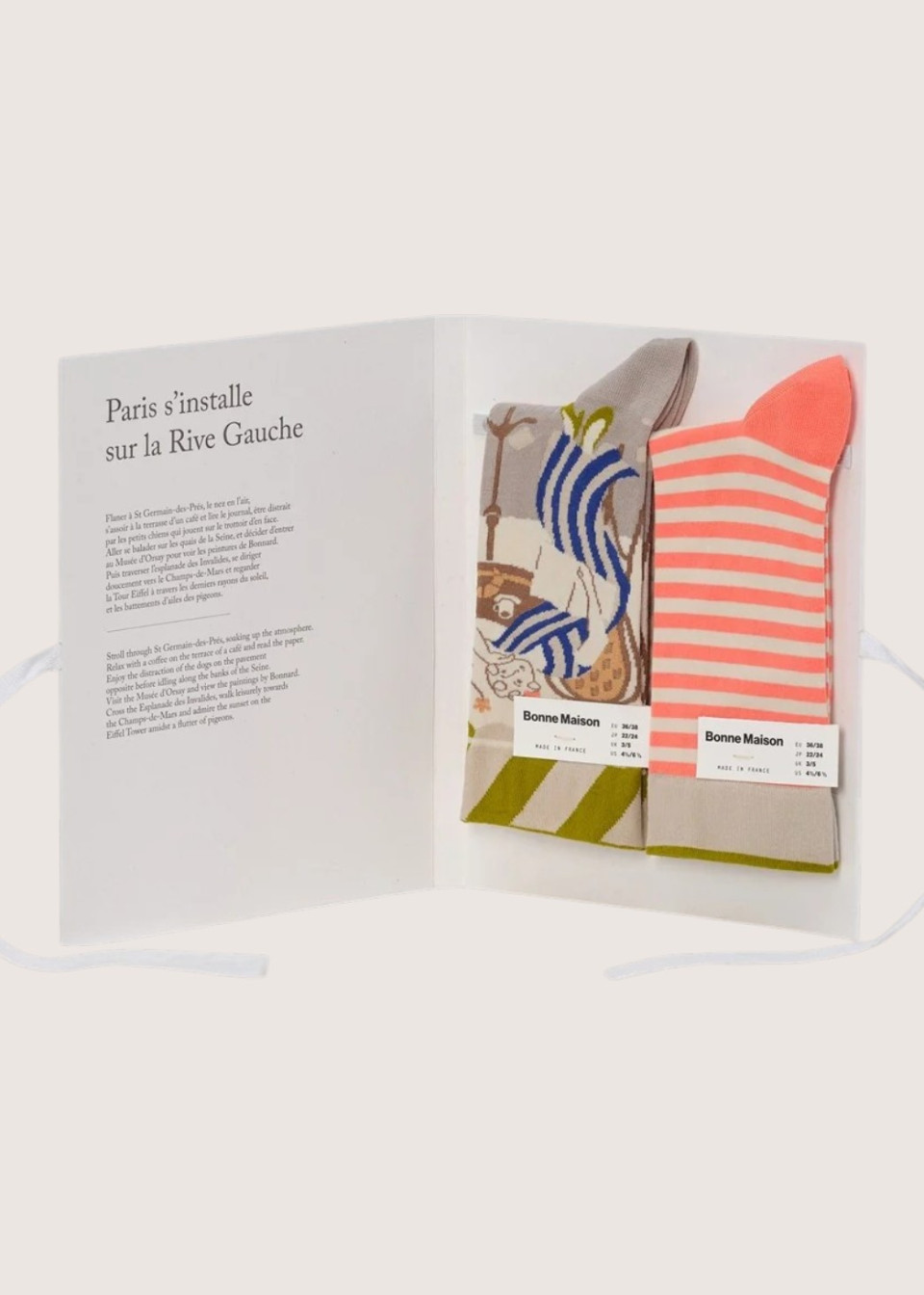 Coffret de Chaussettes Paris "Café de Flore" - BONNE MAISON
