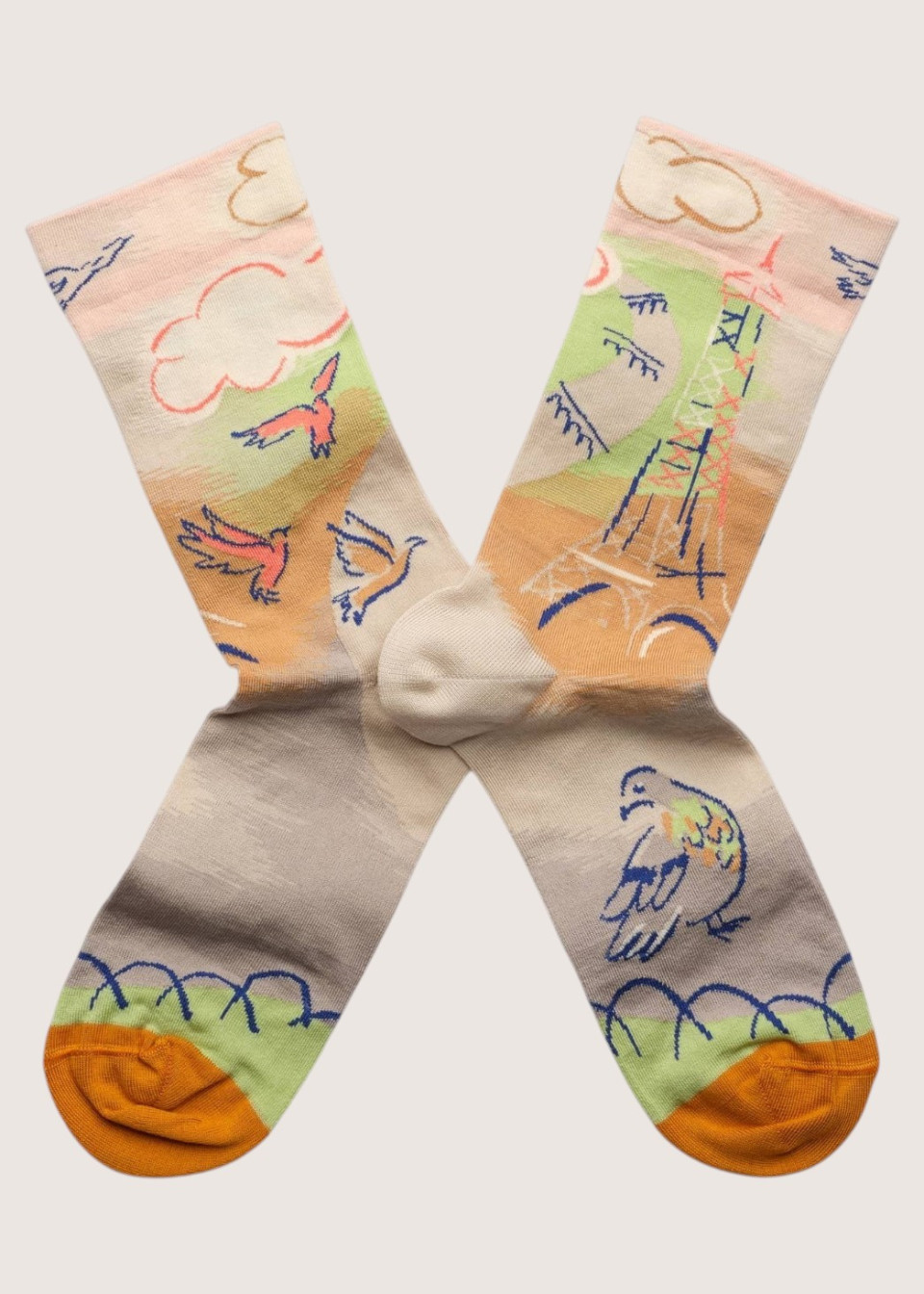 Paris Socks Book "The Eiffel Tower" - BONNE MAISON