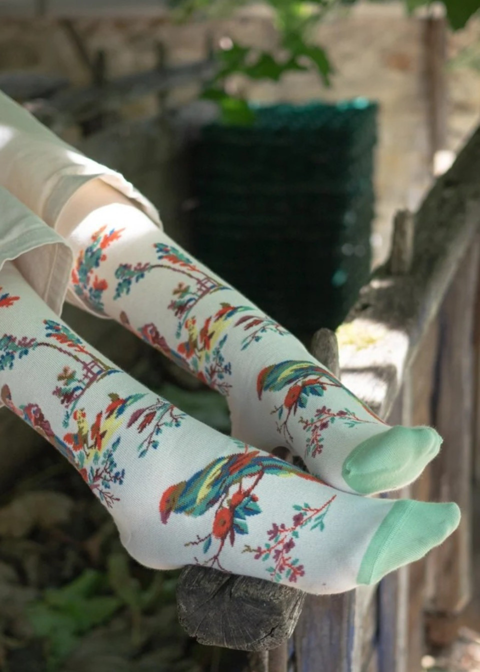 Coffret de Chaussettes Toile de Jouy - BONNE MAISON