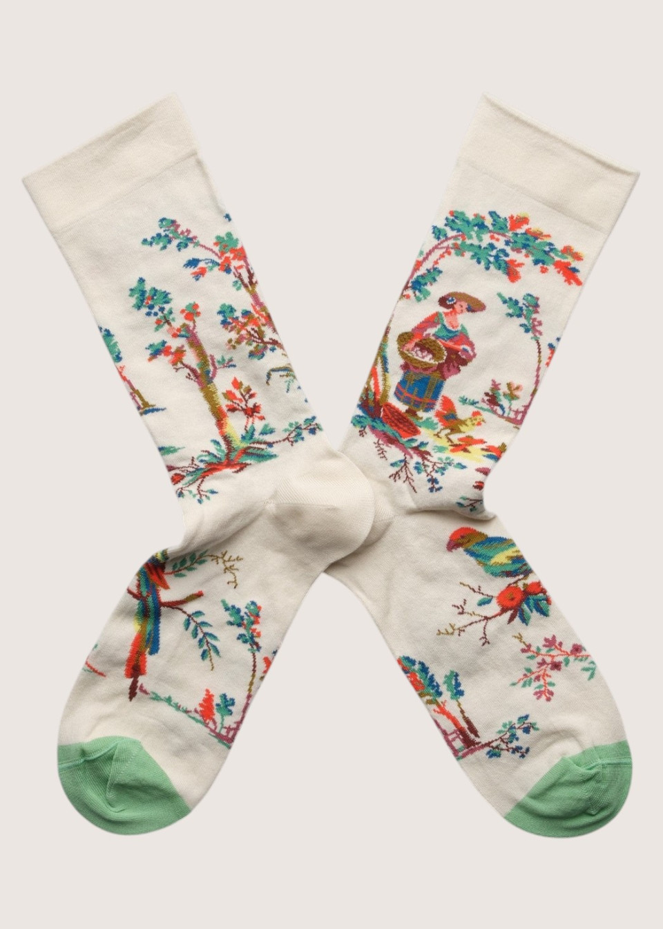 Coffret de Chaussettes Toile de Jouy - BONNE MAISON