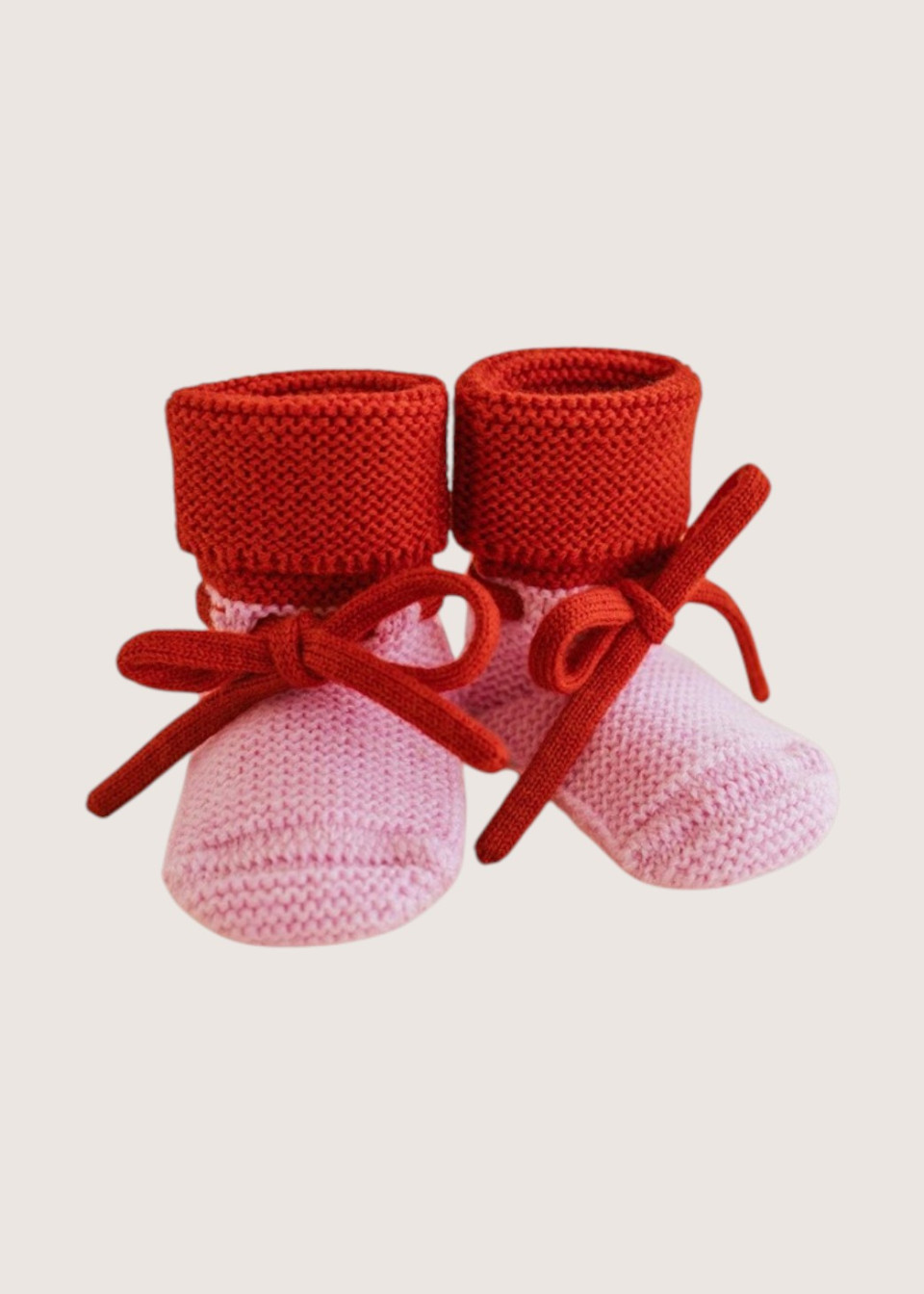 Chaussons en merinos rose - HVID