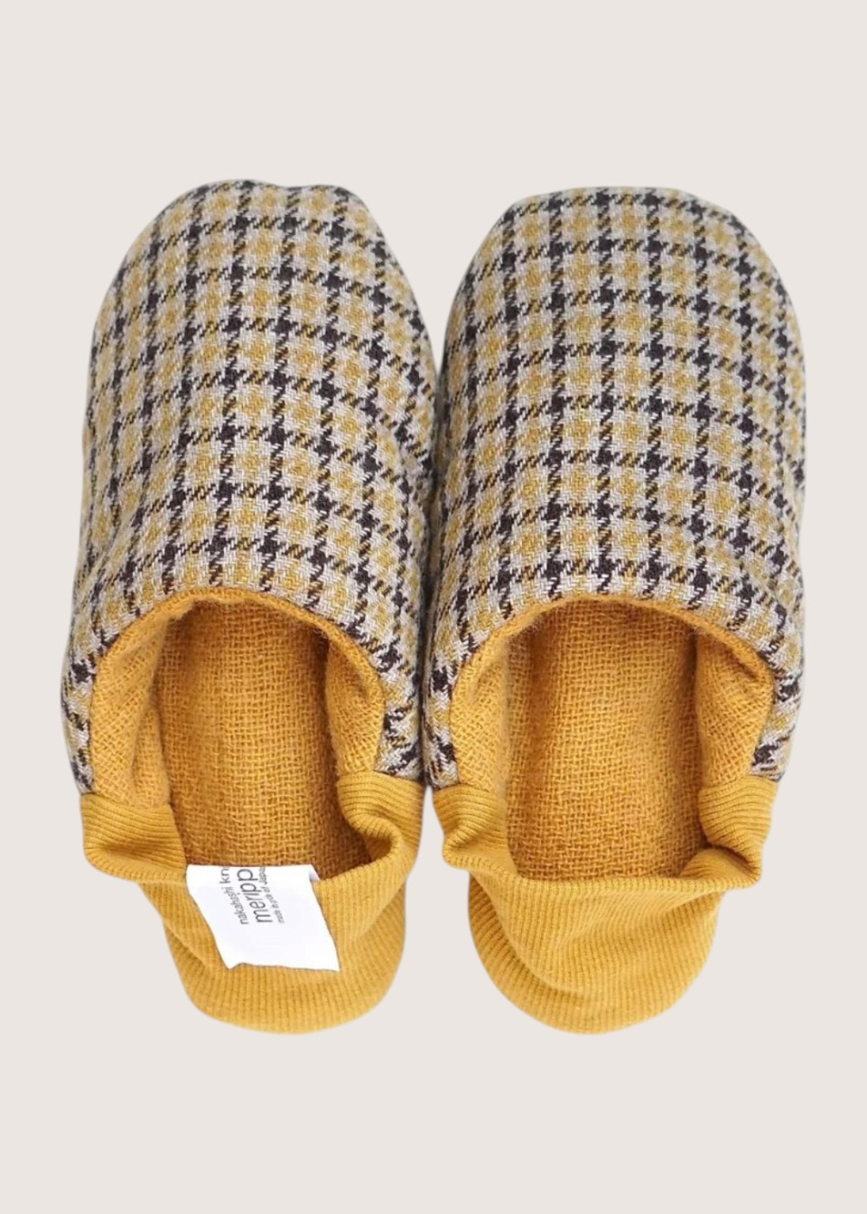 Mustard Japanese slippers - MERIPPA