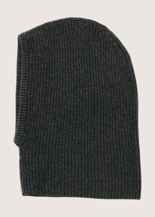 La cagoule à côtes Charbon - LEMME