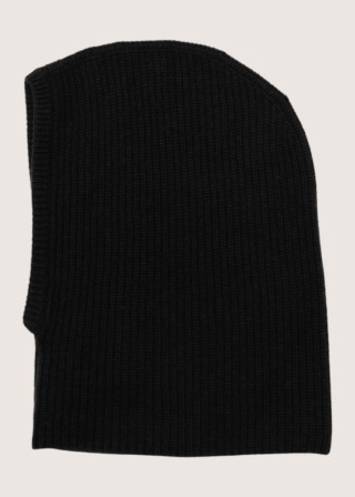 La cagoule à côtes Noir - LEMME